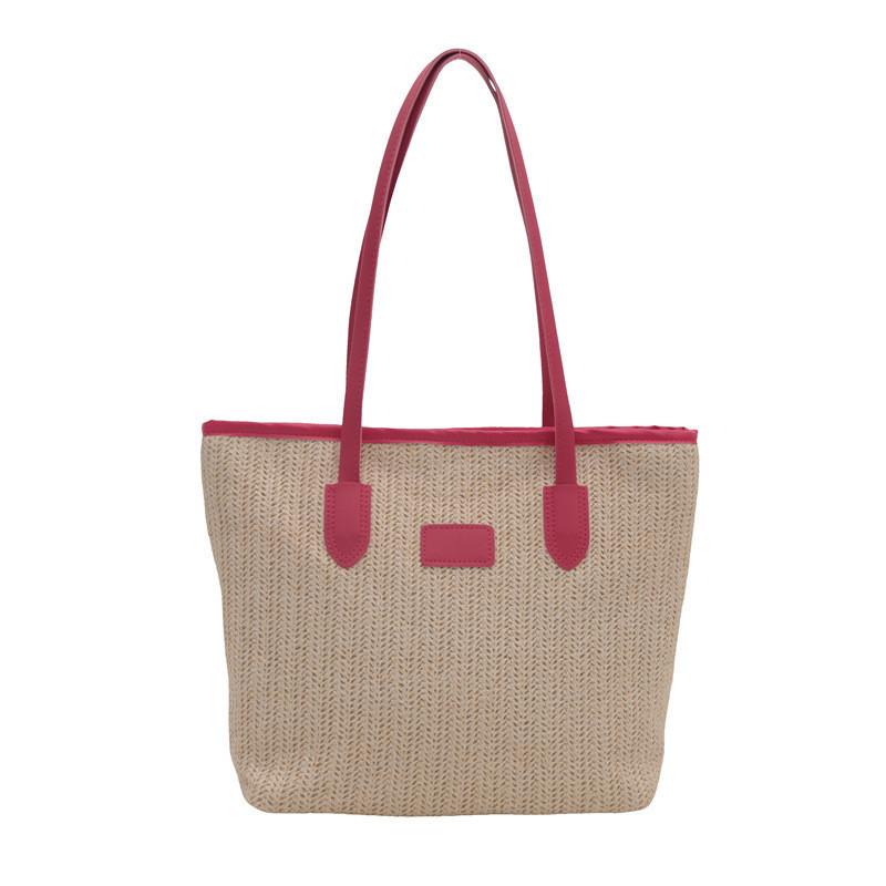 Chic And Sweet Woven Straw Handbag In Multiple Colors Ideal For Casual Use