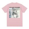 Rage Against The Machine Vintage T-Shirt Amerikanische Rockband Baumwolle Herren T-Shirt Neues T-Shirt Damen Oberteile