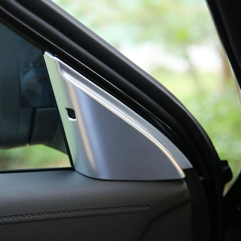 ABS Plastic Chrome For Proton X70 2018  Accessories Car A-Pillar Speaker Horn Ring Cover Trim Car Styling