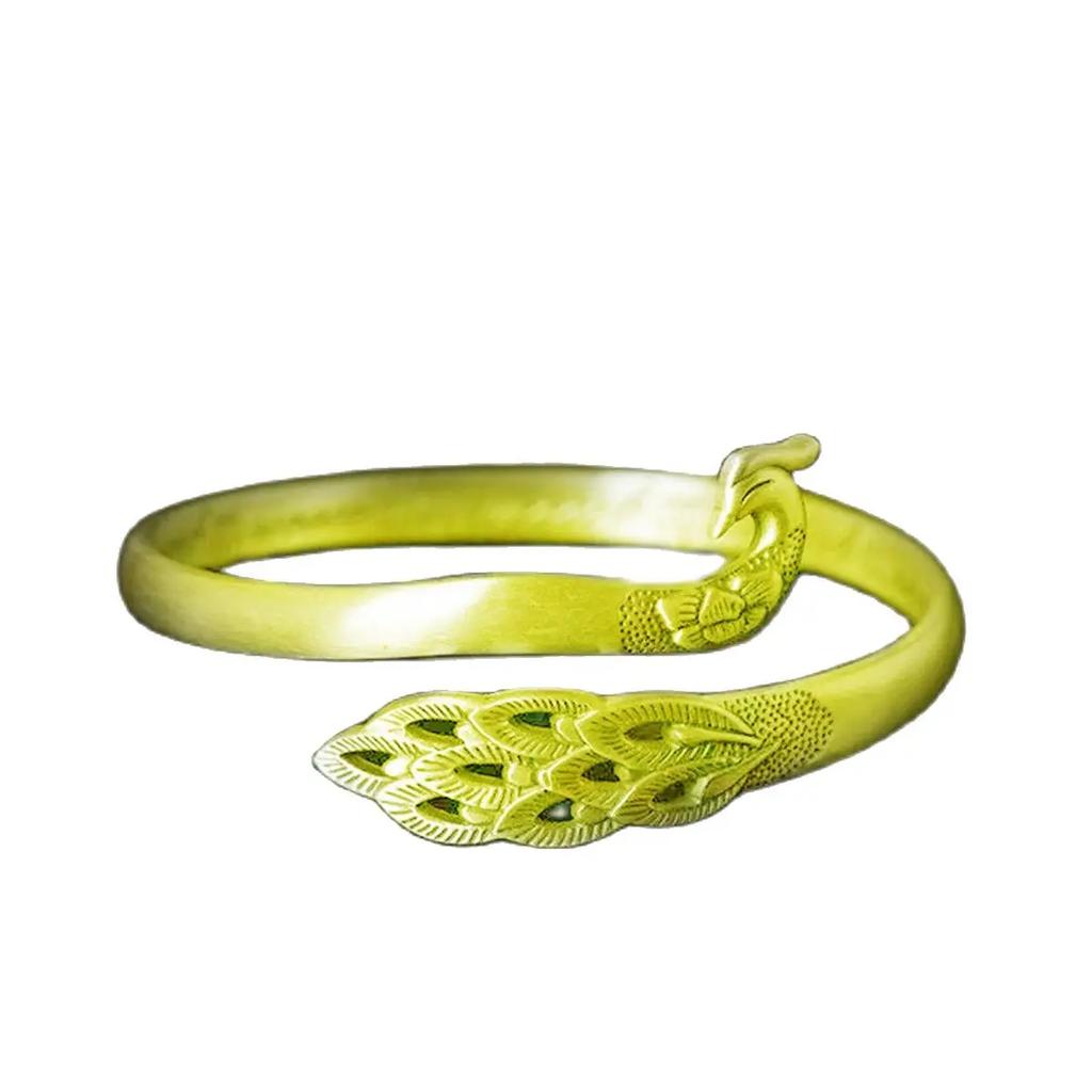 Fashion 2025 New Peacock Bracelet Vintage Simple High Street Bracelet Steel Women Cute Chain Bracelet Jewelry Gifts Wholesale
