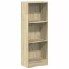 VidaXL Bookcase Sonoma Oak 40x24x109 Cm Engineered Wood, Bookshelf, Book Holder, Book Support, Cabinet 857776