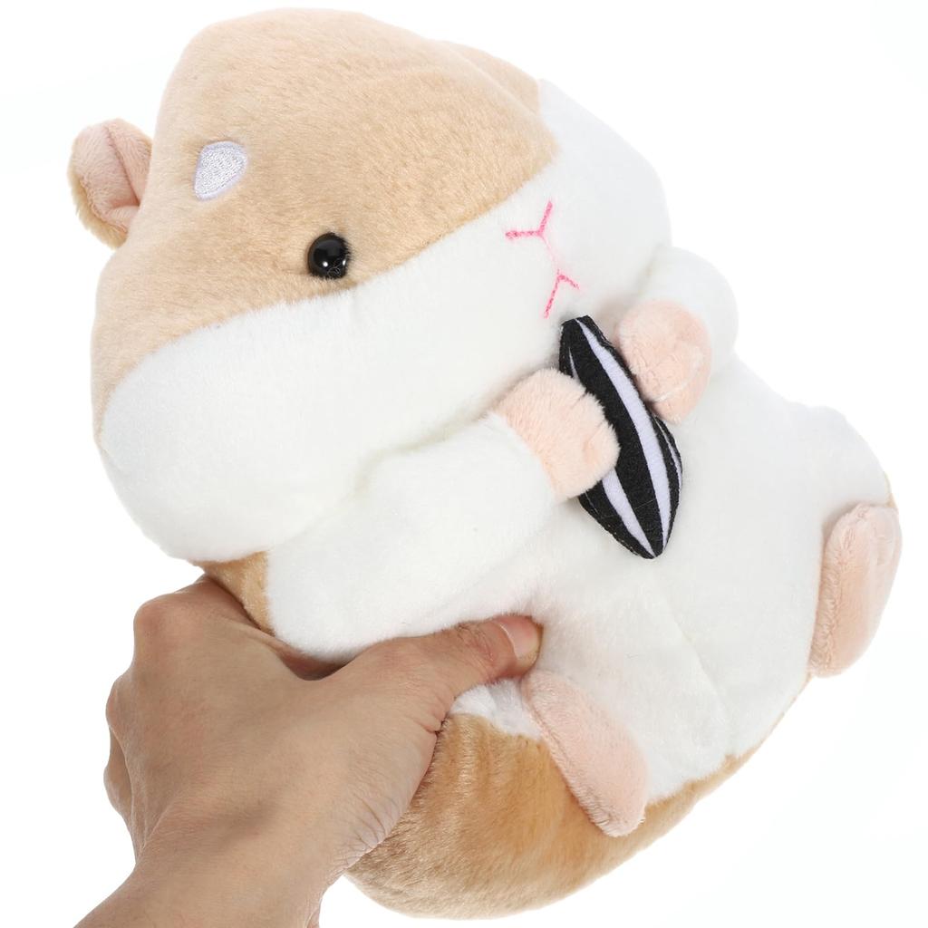 LIFKOME Hamster Plush Toy, Fluffy and Cute, Animal Toy, Character Decor, Sewn Wrap, Figurine, 23cm