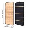 1pc Travel Portable Wall Hanging Jewelry Organizer Necklace Holder Anti-Tangle Earrings Hanger With 20 Bags Storage Roll