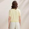 Zhaojun Women's Floral Mulberry Silk Blend Knit T-shirt