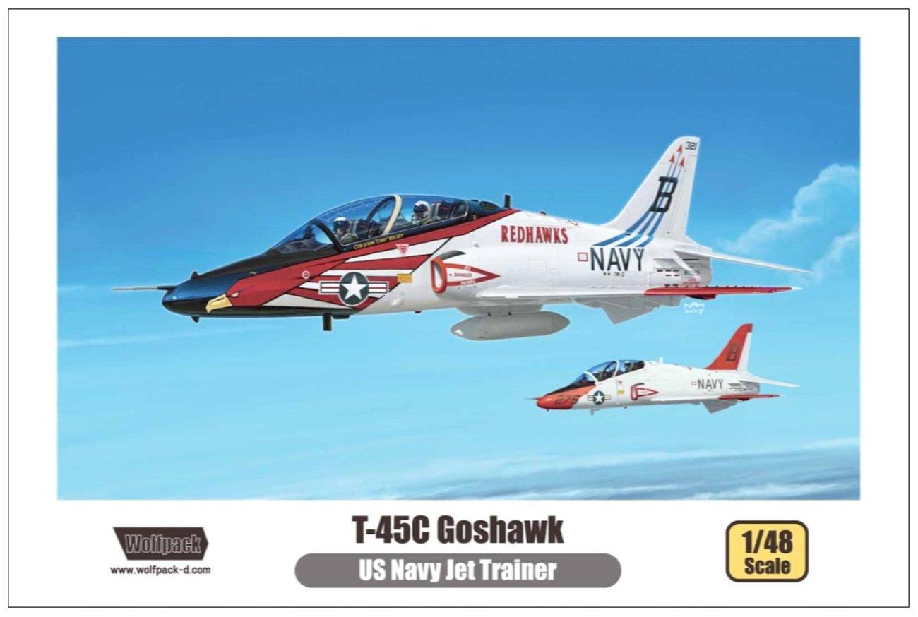 

Wolfpack Design US Navy Goth Hawk Premium Edition Plastic Model WOLWP14805 1/48 T-45C