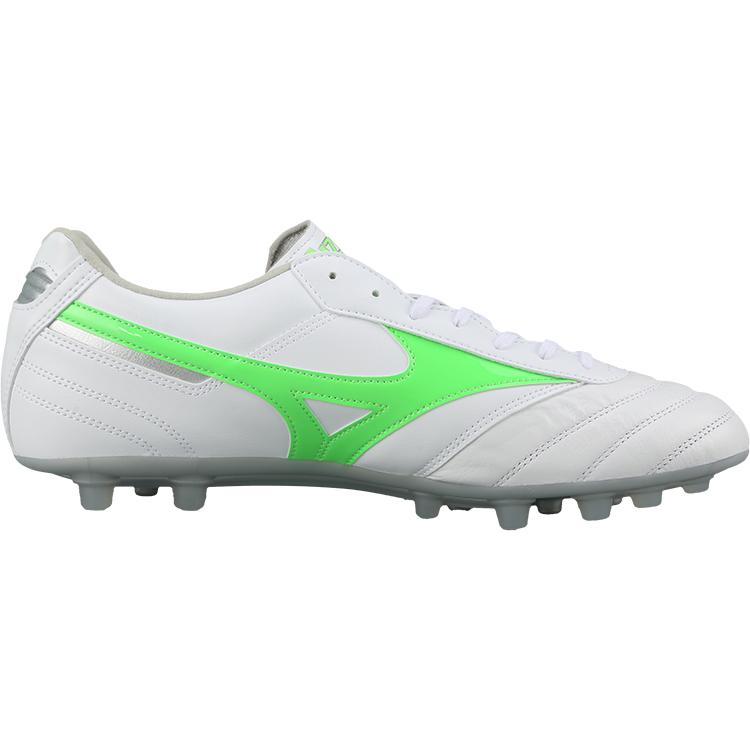 Mizuno Morelia 2 Comfortable Versatile Soccer Shoes Unisex Soccer Shoes Gray White P1GA251437