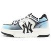 Chunky Liner Abrasion Resistant Abrasion Resistant Low Top Skateboard Shoes Unisex Gray Blue 3ASXCA12N-50WHS(Team1284- 2)