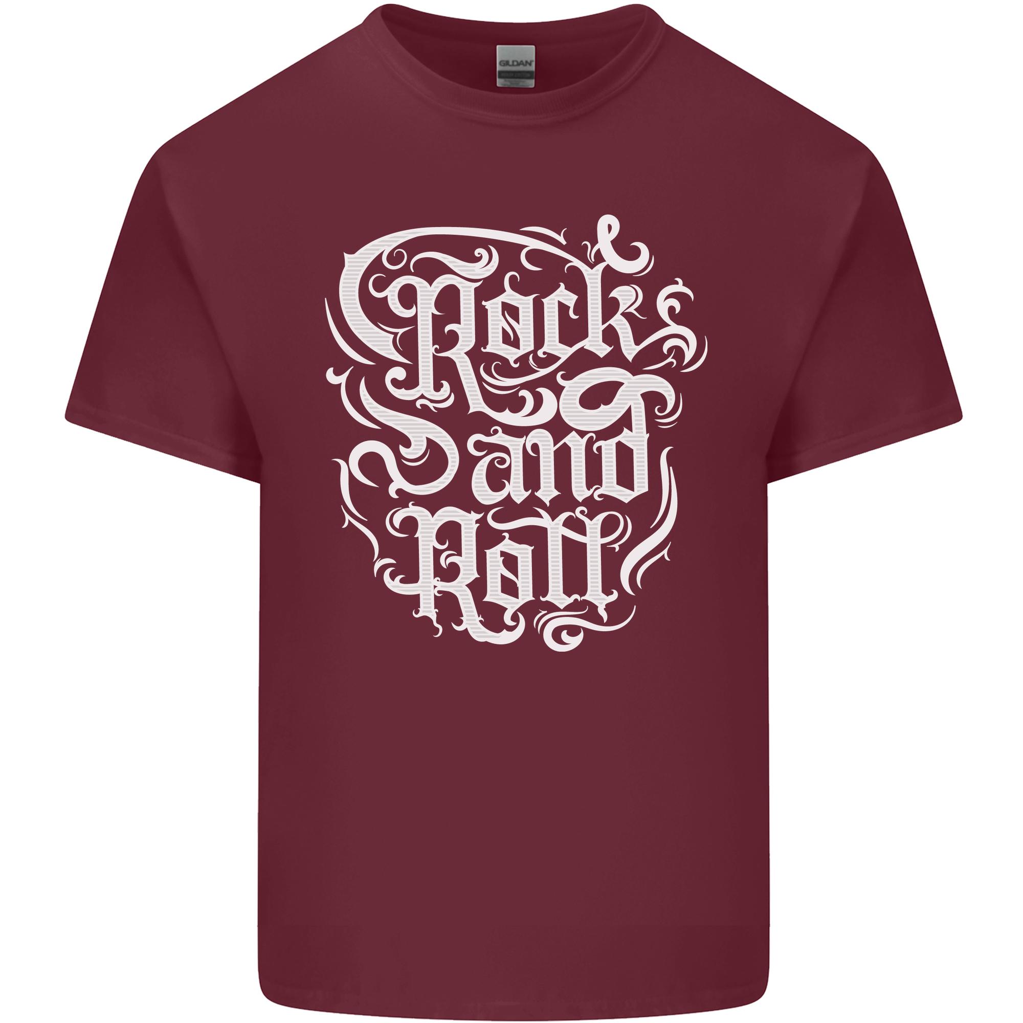Rock And Roll Guitar Music Unisexs Light Cotton Tshirt S