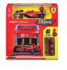 Bburago Formula Pit Pass Ferrari Charles Leclerc 2024 Diecast Miniature Car Finished Product 1/43 SF-24 #16 / 18-36862 (#16)