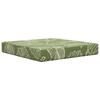 Outdoor Sofa Cushions 3 Pcs Leaf Design Polyester