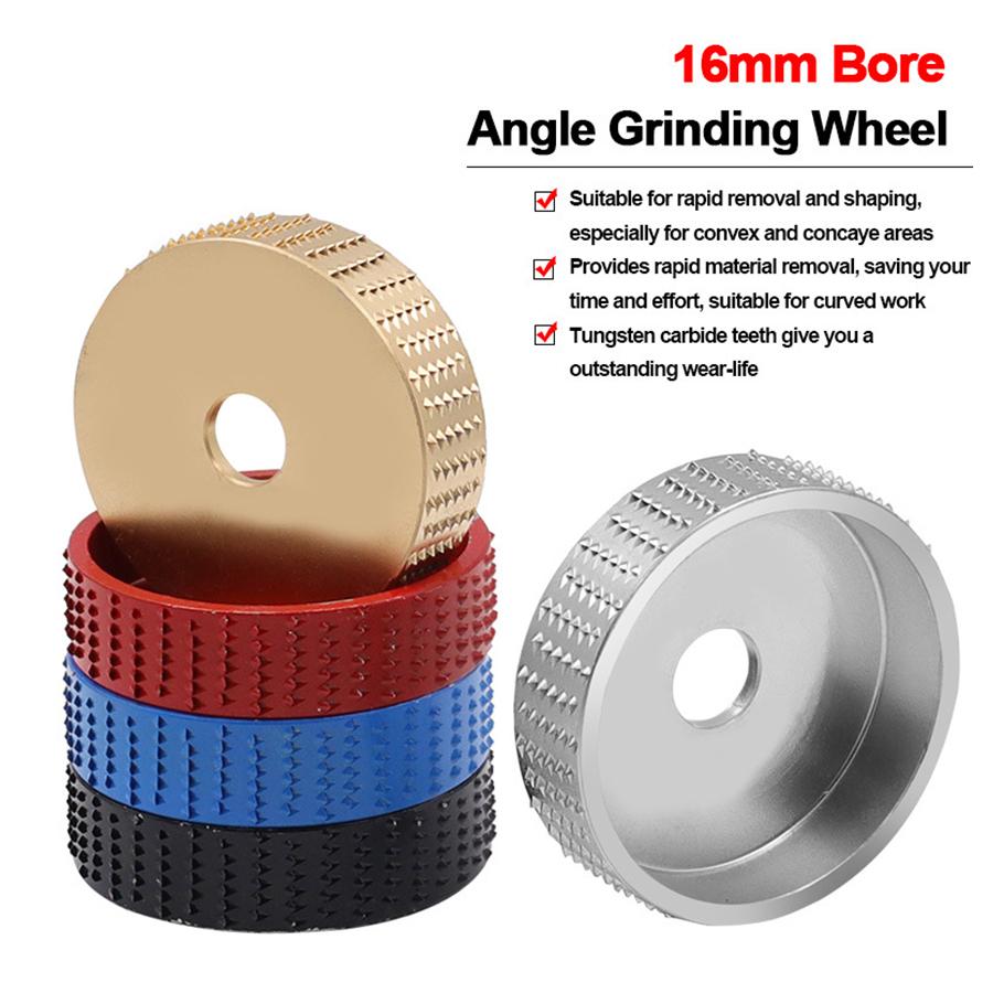 Cemented Carbide Angle Grinder Polishing Disc Round Wood Angle Grinding Wheel Abrasive Disc Carbide Coating Sanding Carving Rotary Polish Tool