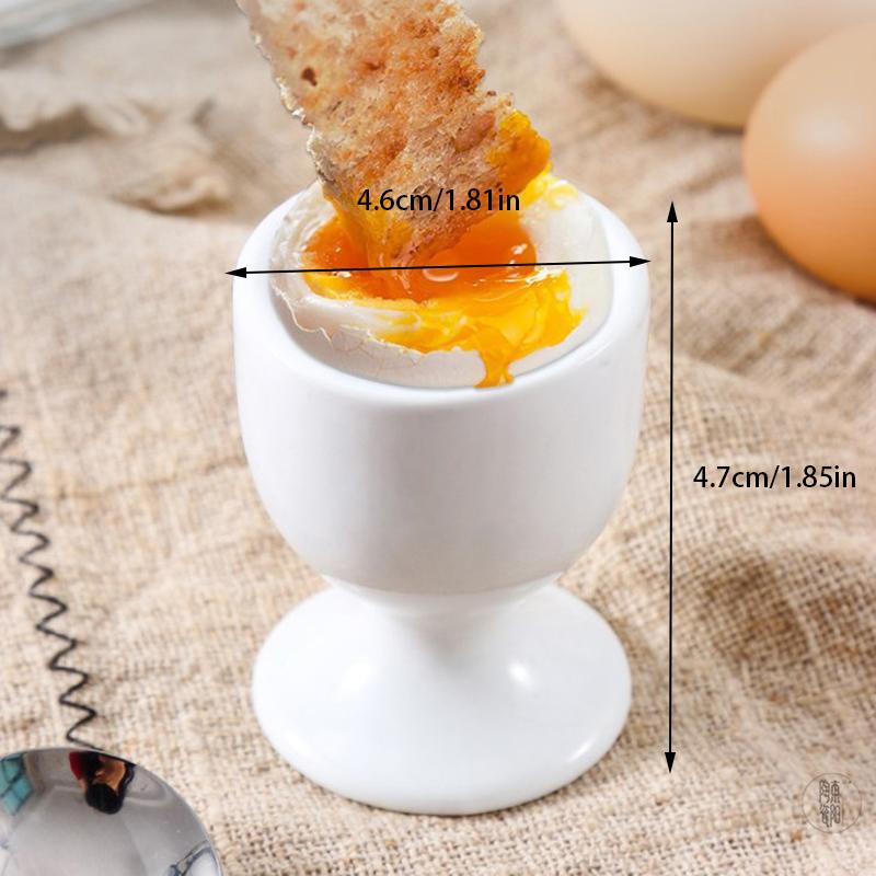 Držák na vejce Bílý Držák na misku Tvrdá Měkká vařená vejce Snídaňový držák na vejce Banket Potřeby na vejce Kuchyňské doplňky