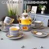 Household Flower Teapot Set, Glass Boiled Fruit Teapot, Ceramic Afternoon Tea Flower Fruit Teacup Tea Set, Candle Heating