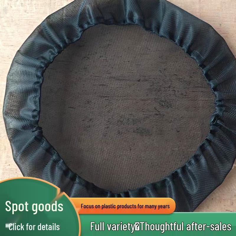 Schwarzes Maschen-Regentonnennetz - Insekten- und Laubschutznetz für Außentank