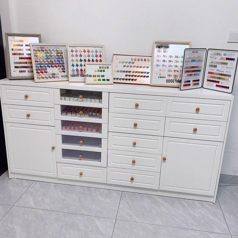 Nail Salon Display & Storage Cabinet