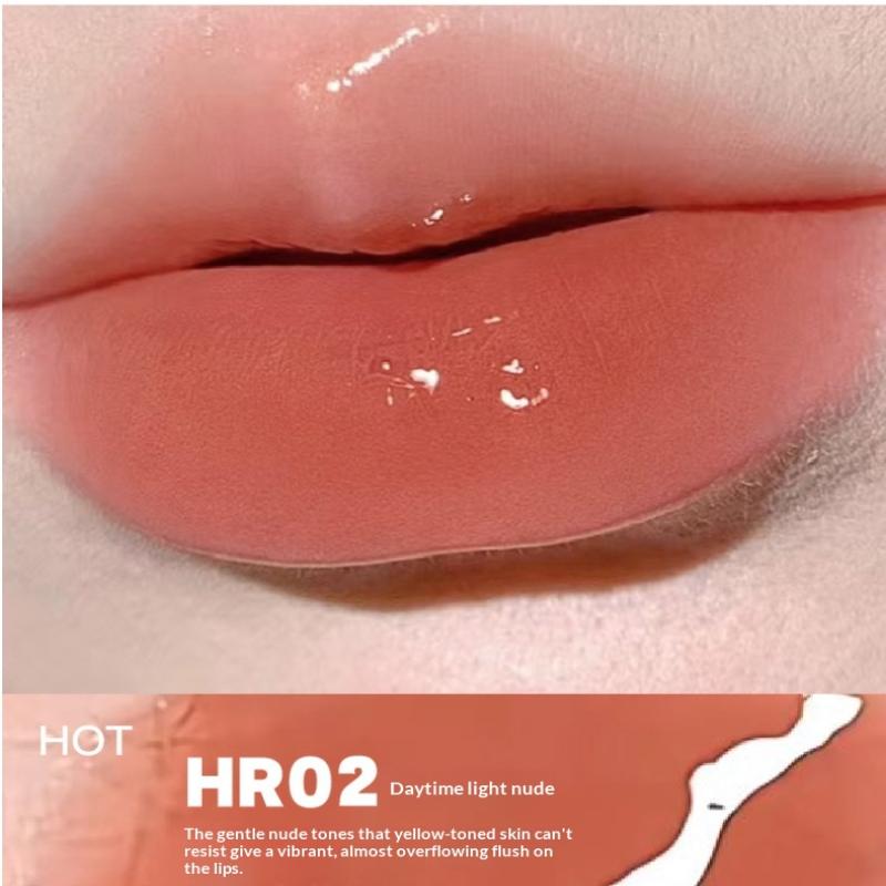 Spiegelglas Gelee Fester Lipgloss Pfirsich Lippenstift Feuchtigkeitsspendender Klarer Wasser Lipgloss Feuchtigkeitsspendender Lip Tint Make-up Koreanische Kosmetik