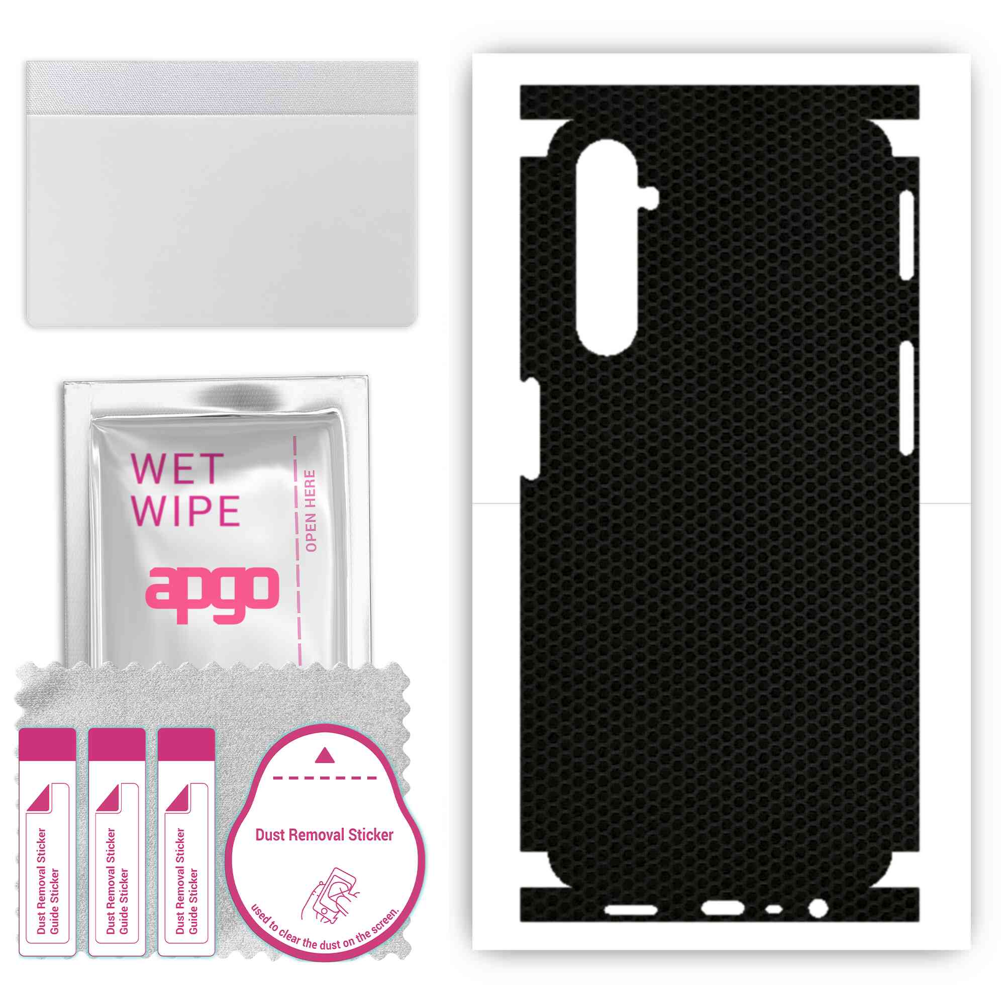 

Apgo Protective Skin Sticker для тильної сторони, сумісної з Realme 6, Full Wrap Film, Foil, Vinyl - Pattern Matrix