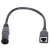 JORINDO JD6099 Adaptor Cable 5Pin XLR Male to RJ45 Female OxygenFree Copper Adaptor Cord