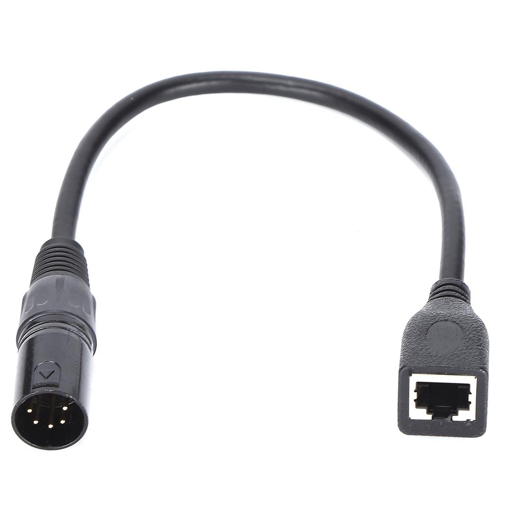 JORINDO JD6099 Adaptor Cable 5Pin XLR Male to RJ45 Female OxygenFree Copper Adaptor Cord