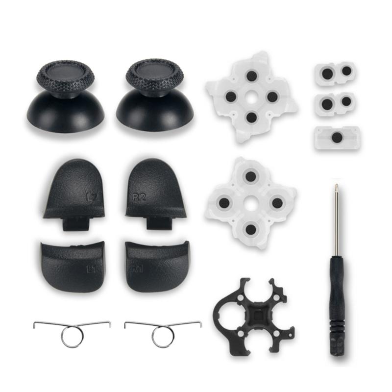 

Slim-Controller L1-R1 L2-R2 Trigger-Buttons Analog Stick Conductive Rubber Repair Compatible with Gamepad 1