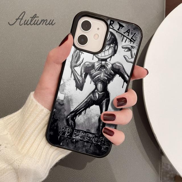 Horror Game Bendy Phone Case for iPhone 11 12 13 14 Pro Max Mini X XR XS SE 2020 6S 7 8 Plus Samsung Galaxy S21 S22 Cover Shell