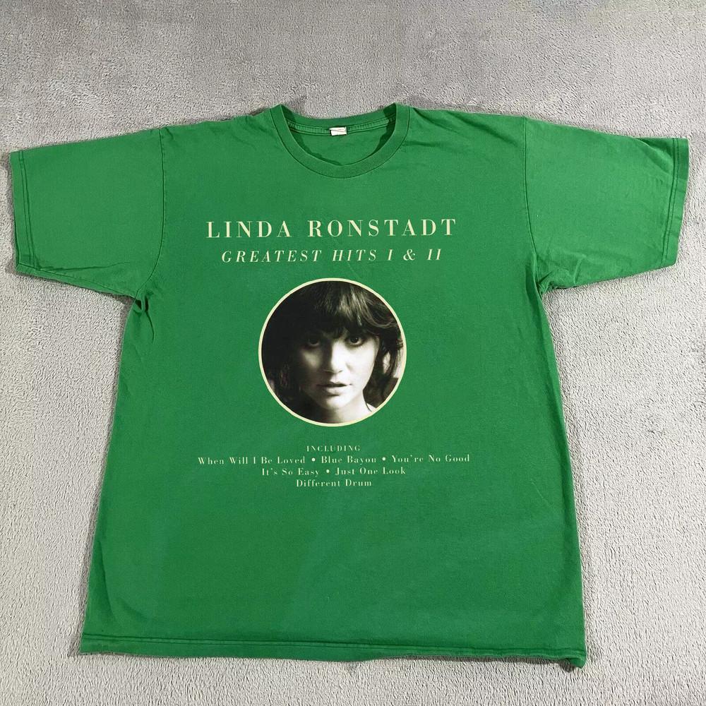 LINDA RONSTADT GREATEST HITS VOL 1 & 2 Cotton  Size S-5XL Unisex T-Shirt XL
