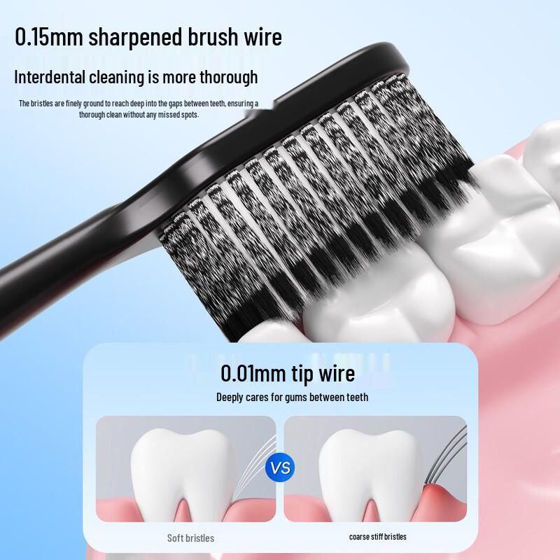 ShuBei Antibacterial Soft Bristle Toothbrush (2-Pack)