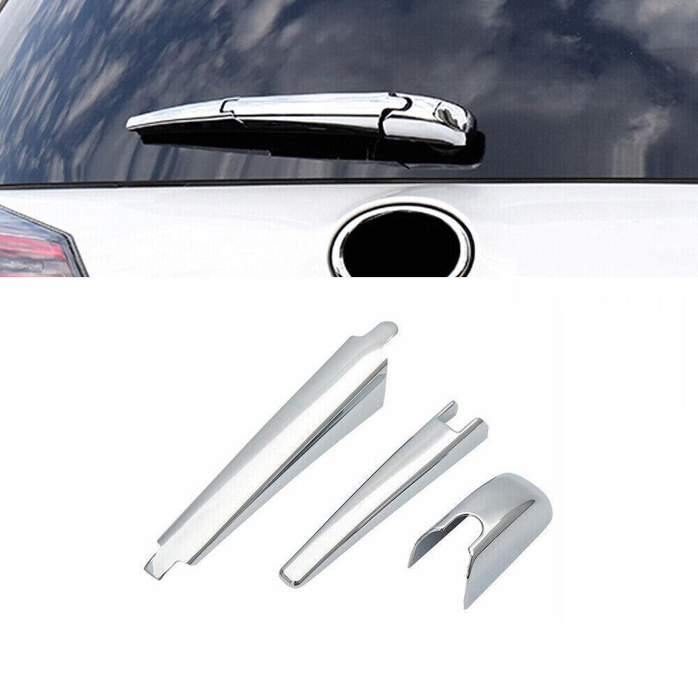 For Toyota RAV4 Chrome Car Rear Window Rain Wiper Blade Cover Trim cap 2013-2018