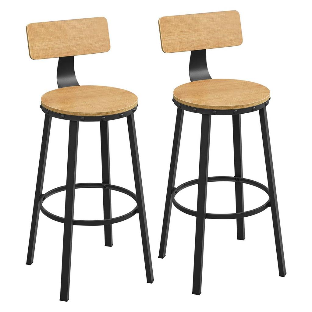 Hoker Miodowy Taboret Do Kuchni Zestaw 2 Szt Vtb3H 5X37X99 Begryf
