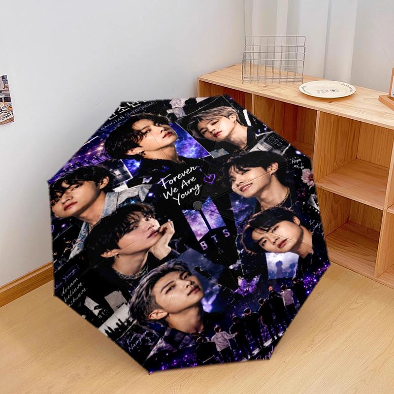 BTS Automatic Umbrella - Suitable Travel Outdoor Portable Umbrella Birthday Gift Daily Essentials