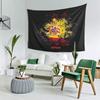 Spain Watercolor Spaniard Flag Spanish Outfit Tapestry Art Aesthetic Tapestries for Bedroom Home Wall Cloth Wall Hanging