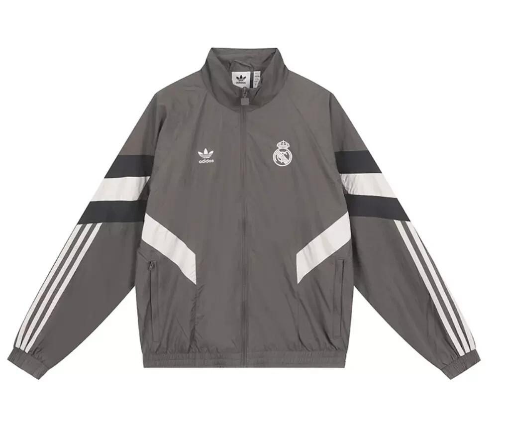 JI9479 adidas Реал Мадрид Lifestyle OG Спортивная кофта Угольный Темно-серый S (JP M)