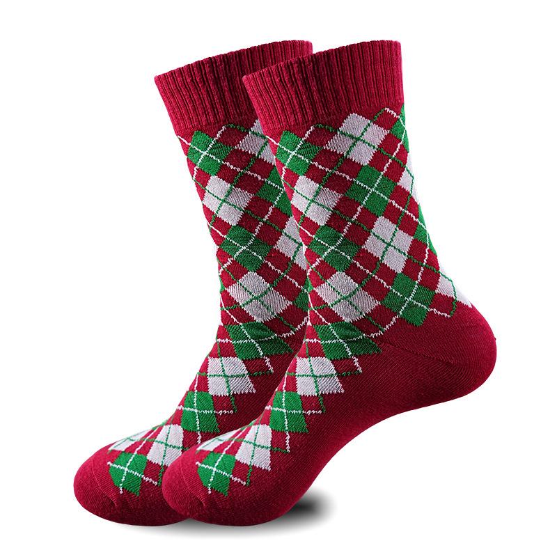 50 Christmas Stocking Styles: Autumn/Winter Cartoon Mid-Calf Socks, Perfect Holiday Gift