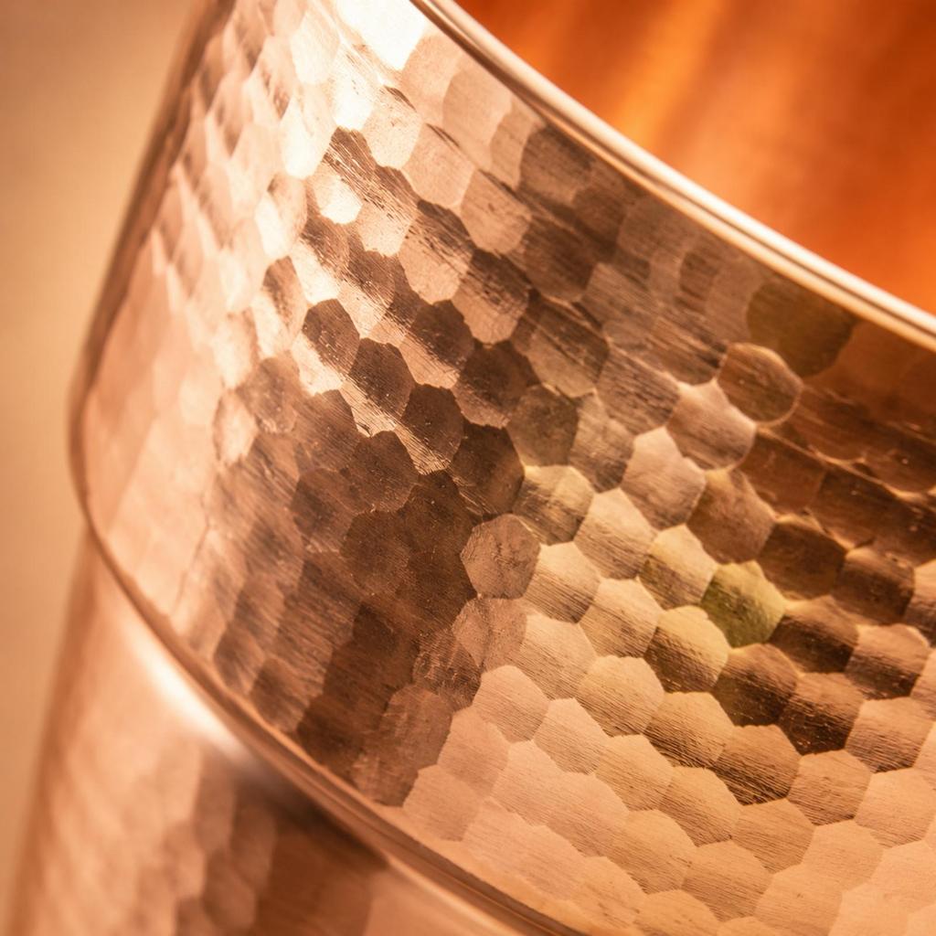 Copper Cup with Side Handle Shatter-Resistant Drinkware Long-Lasting for Camping