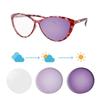 SHINU Cat Eye Frame Women Glasses Photochromic Lenses Myopia Diopter Pink Blue Purple Grey Brown No Astigmatism