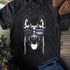 K9 Unit German Shepherd T-Shirt: Thin Blue Line Police Dog Gift