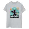 Guardians Of The Galaxy Volume 3 Womens/Ladies Rocket Raccoon Badge Boyfriend T-Shirt