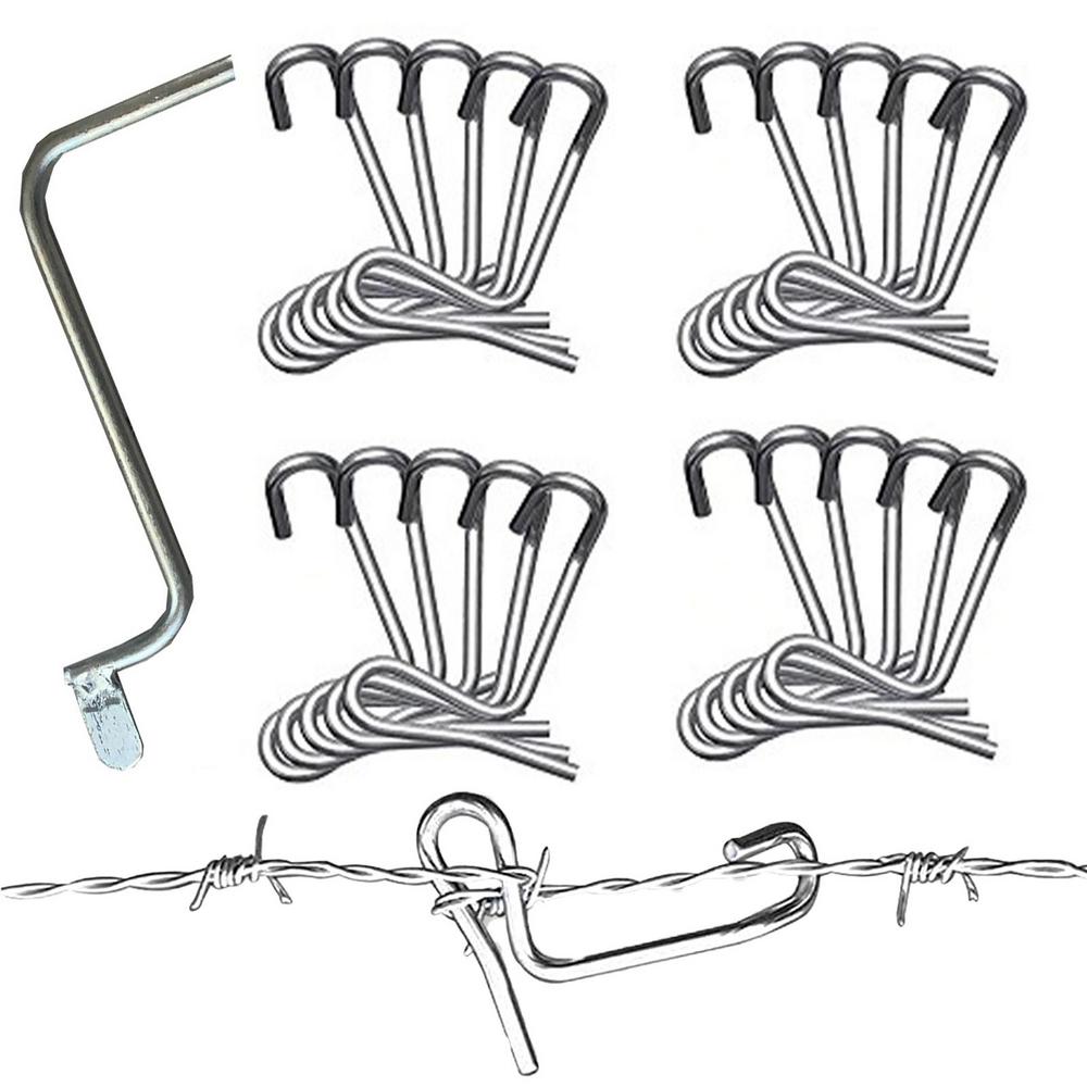 

Fence Wire Tensioning Tool 20X Wire Tighteners With Handle Metal Stretcher Repair Supplies For Outdoor Farm Garden