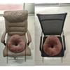 1pc Memory Foam Seat Cushion - Breathable & Washable Round Pad | Grey for Office/Car/Elderly Use,for Hip/Back Support