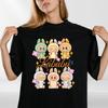 Kawaii Bunny Friends T-Shirt – Cute Pastel Animal Character Tee