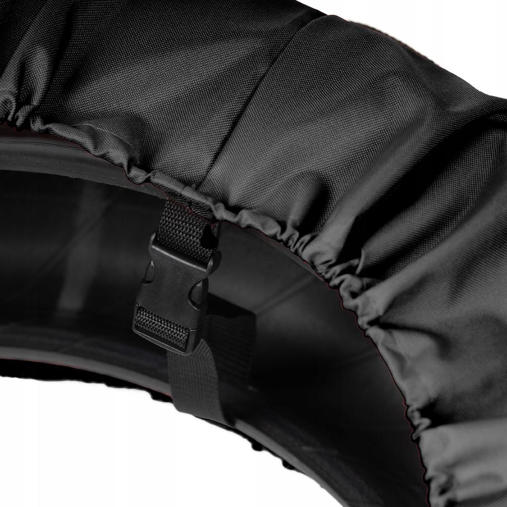4 Pcs Protective Wheel Cover for Spare Wheels and Tires 17-20' Black