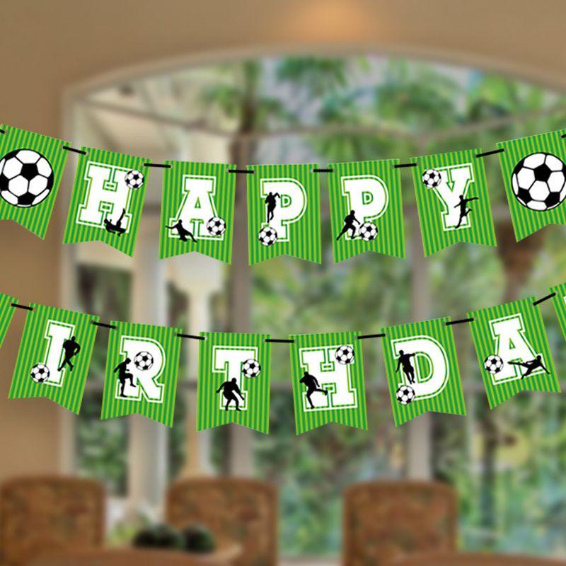 Football Cup Aluminum Film Balloon Set, Children's Birthday Party Decoration Supplies