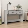 Table console Gris béton 100x39x75 cm Bois d ingénierie