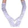 Extended ceremonial gloves satin stretch satin gloves retro party cosplay ladies gloves fashion wedding gloves