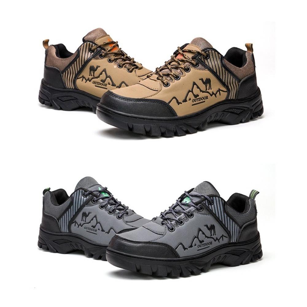 JMXD Men’s Outdoor Hiking Shoes Spring Autumn Wear Resistant Trekking Sneakers Comfortable Casual Sport Trail Running Shoes Durable Walking Footwear