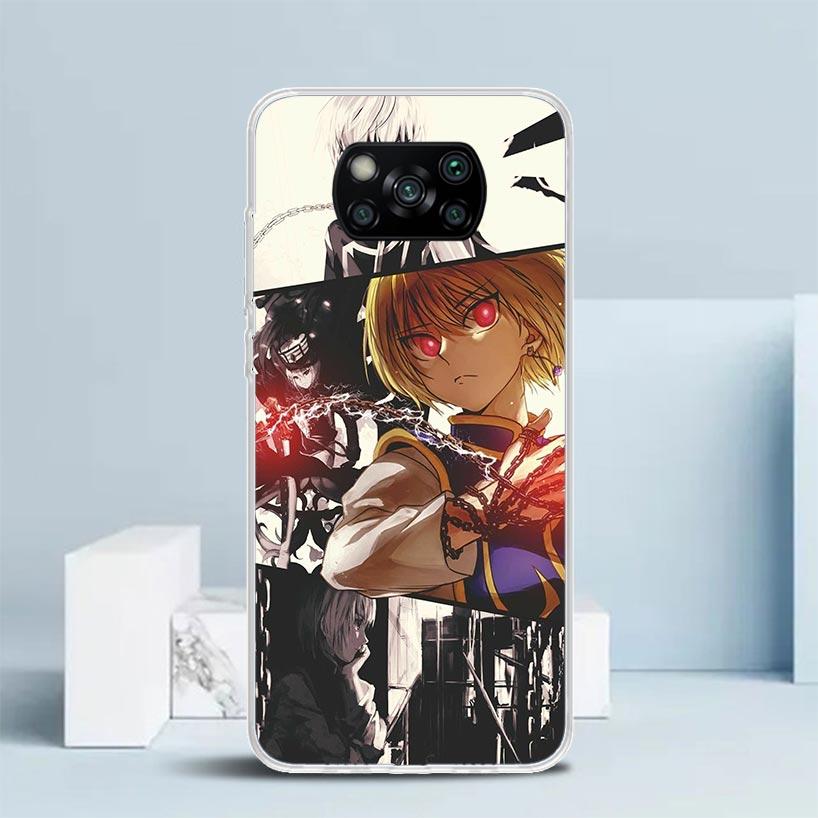 Huner X-Hunters Kurapika Soft Cover for Xiaomi Poco F7 Ultra X7 X6 X5 Pro M7 Phone Case Redmi 15 15C 13 13C 12 12C 10 10C Print