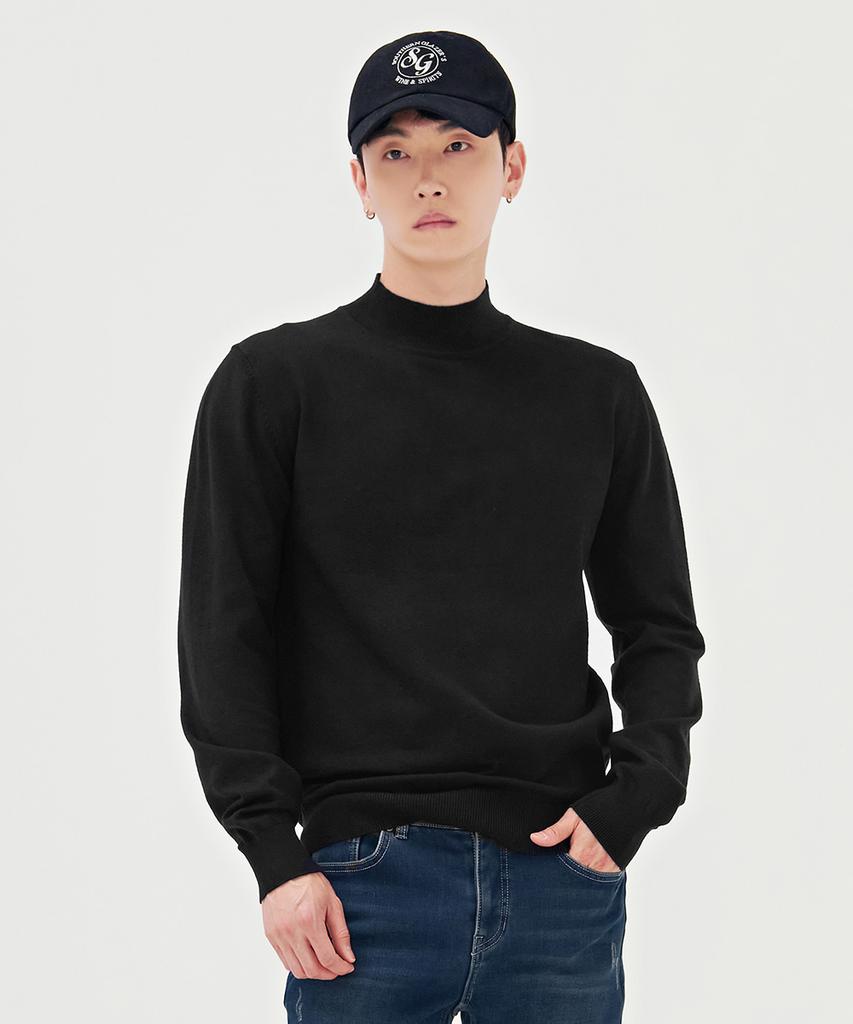 CHASECULT Men'S Basic Mock Neck Sweater-Bfzk5201D03
