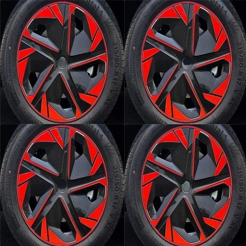 For MG MULAN MG4 EV 4PCS/SET Hub Wheel Sticker 17-18-Inch Automobile Full Cover Car Accessories