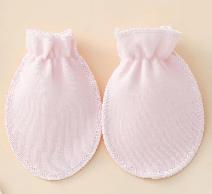 

Перчатки детские из чесаного хлопка с защитой от царапин: Дышащая, теплая, всесезонная защита для новорожденных One Pair (Individual Packaging)