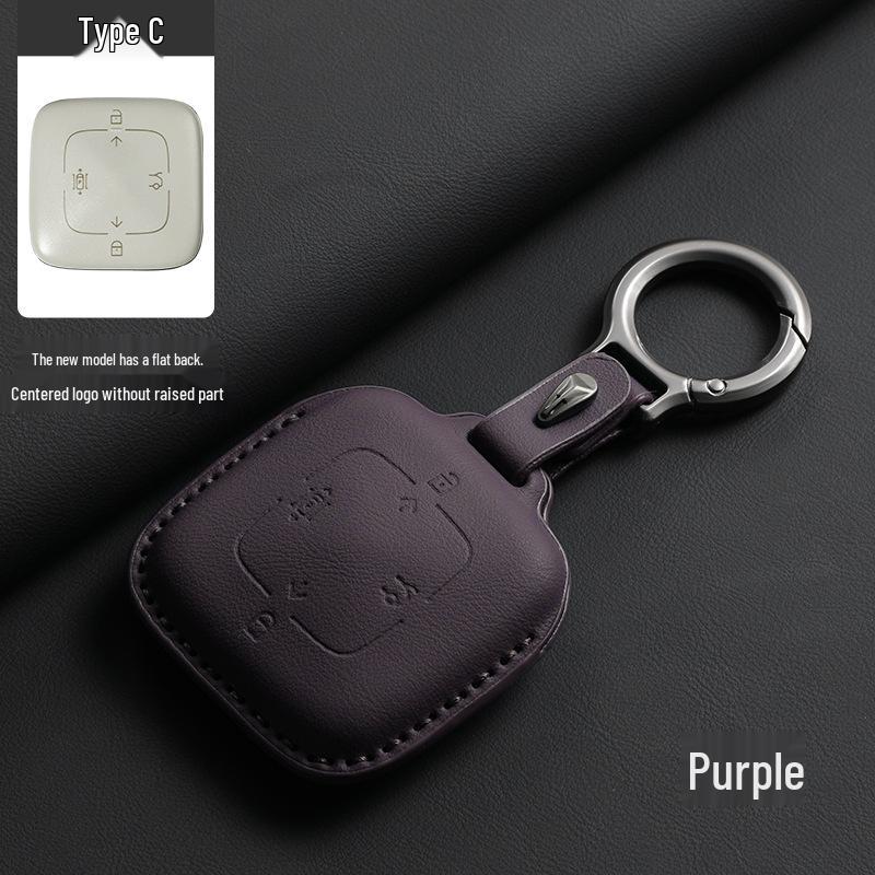 Zeekr 001 & X Smart Key Case: Cross-border Original Car Color Key Pouch & Car Accessories Buckle